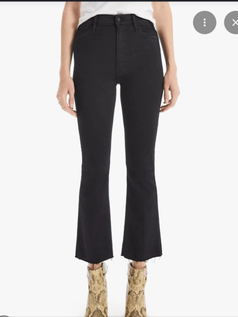 Mother The Hustler Ankle Fray Jeans